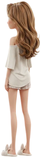 3/4 спина